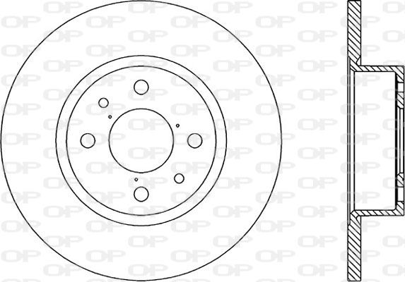 OPEN PARTS Тормозной диск BDR1135.10